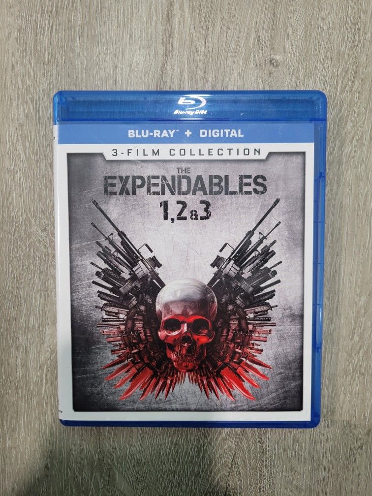 Expendables 1, 2, & 3 Blu-Ray 