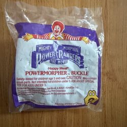 Vintage 1994 McDonalds Happy Meal Toy, Power Rangers Powermorpher Buckle #2