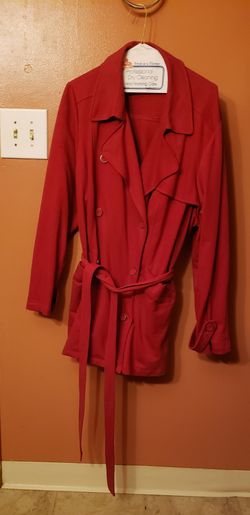 Red Jacket Like New Size 3X