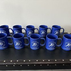 Dartmouth Language Ceramic Coffee Mugs Set of 10