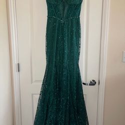 Forest Green Prom Dress