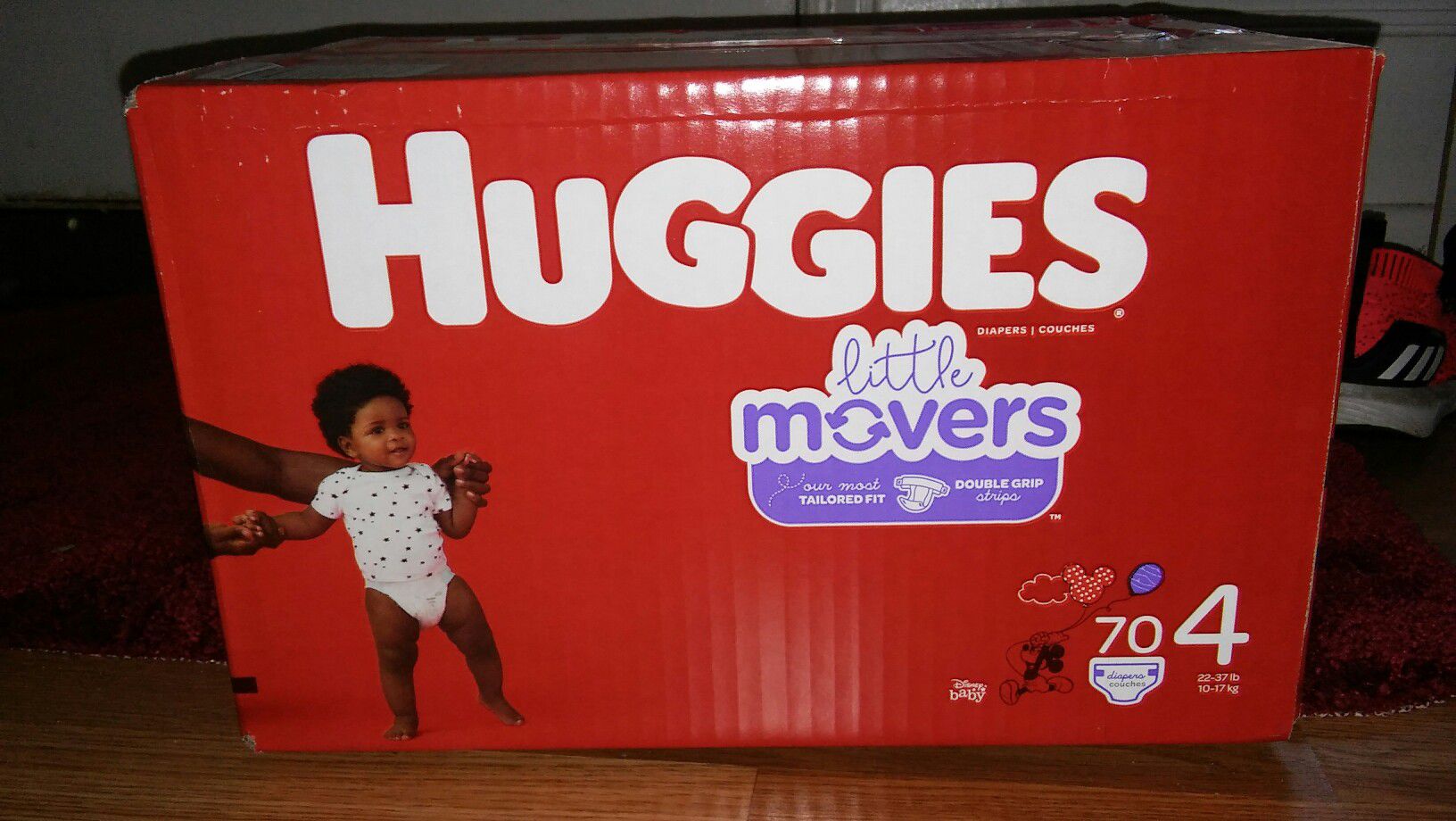 Box huggies little movers #4