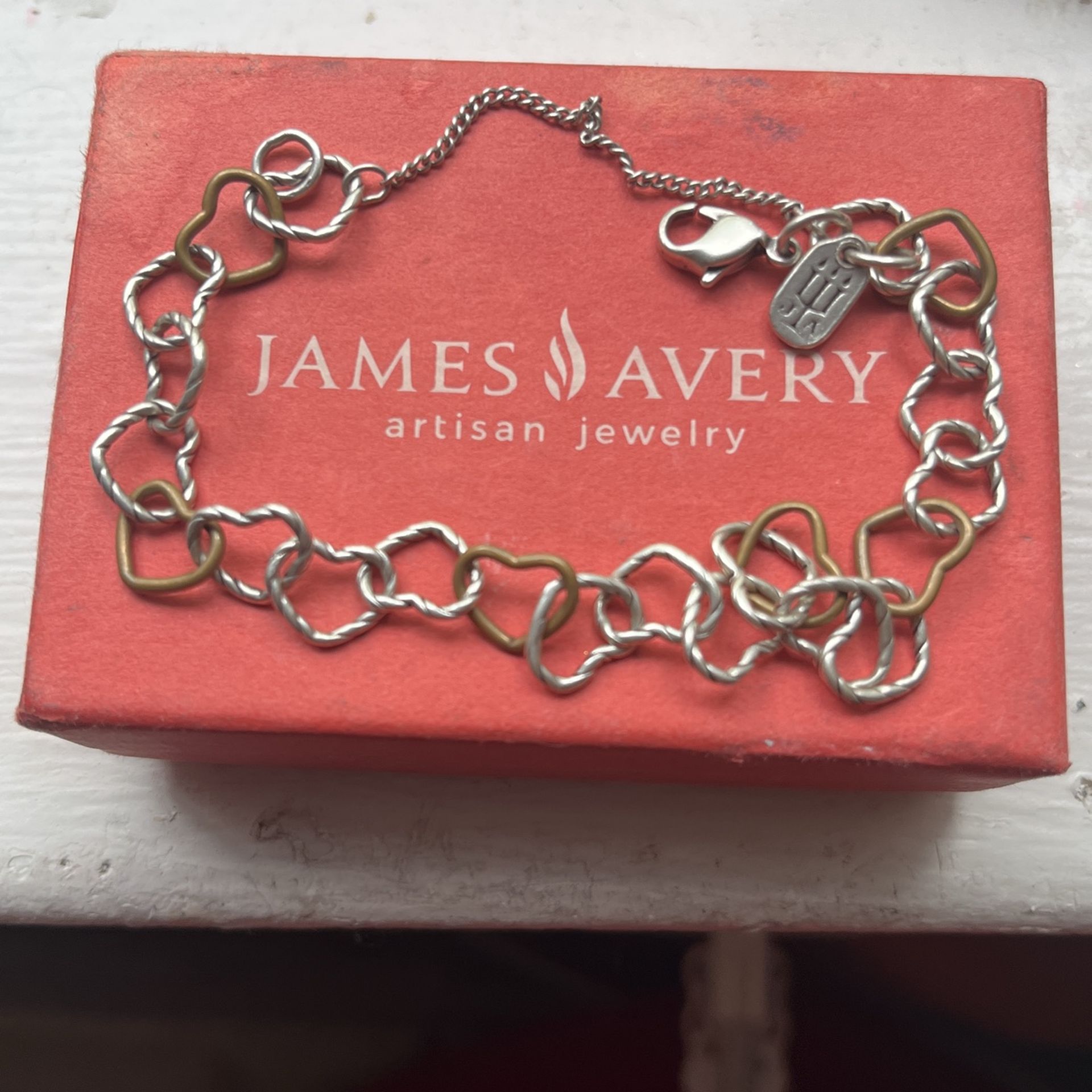 Hart James Avery Silver And Bronze Bracelet 