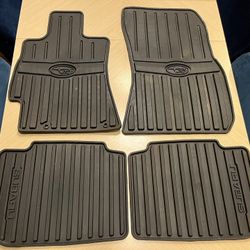 2010-2014 Subaru Outback / Legacy All Weather Floor Mats Rubber OEM Genuine