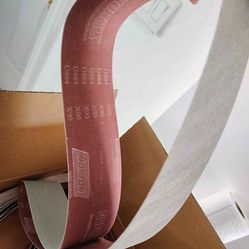 2-1/2" x 46-1/2" 90 grit sanding belts