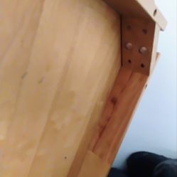 Small square real wood  kitchen table