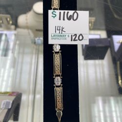 14k Two-tone Bracelet