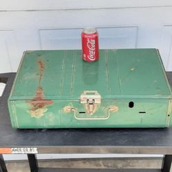 Coleman Vintage Metal Portable Coleman 2 Burner Camping Grill Stove 425E USA