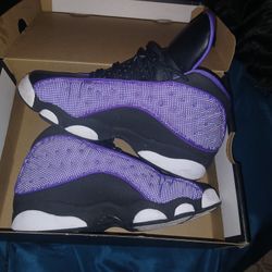  Size 7 Jordan 13 Retro Mid Purple Venom