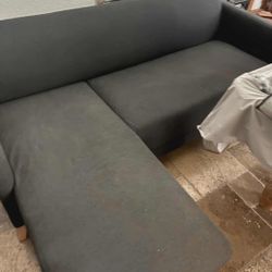 Dark Grey L Couch