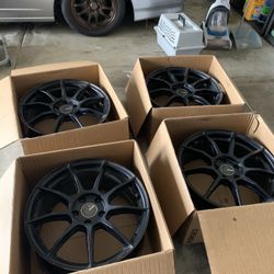 Enkei Ts9 18x8+50 Offset 5x114.3 