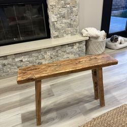 Handmade Rustic Bench 