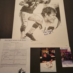 Minnesota Vikings great Ron Yary signed limited edition 16x20 lithograph 