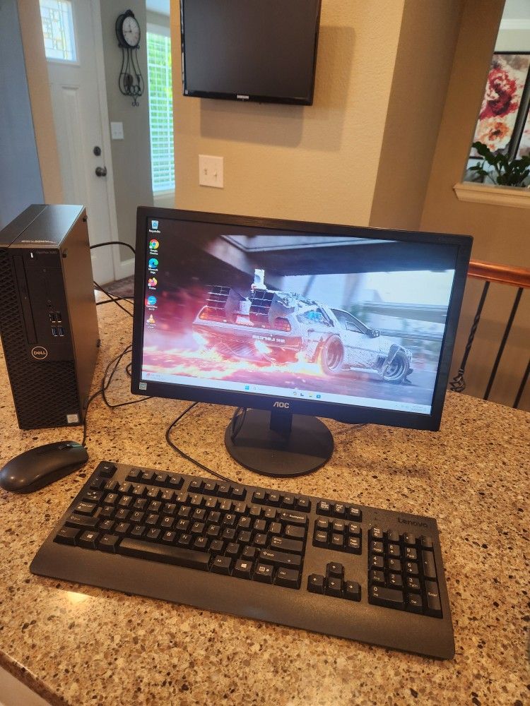 Dell Optiplex Windows 11 Pro Pc With SSD 16 Gb Ram Wi-Fi 6 AC