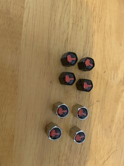 Locking valve caps.