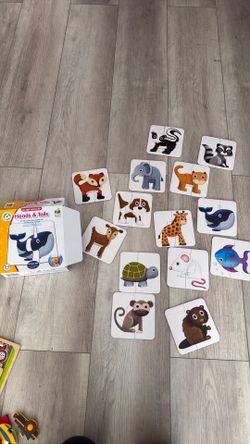 Age 2-5  head to tails puzzle