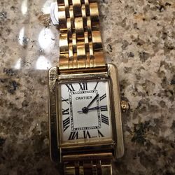 Women's Stainless  Steel  Cartier  Watch