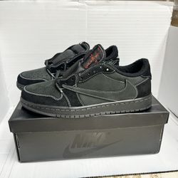 Nike Jordan 1 Low Travis Scott Black Phantom Size 12