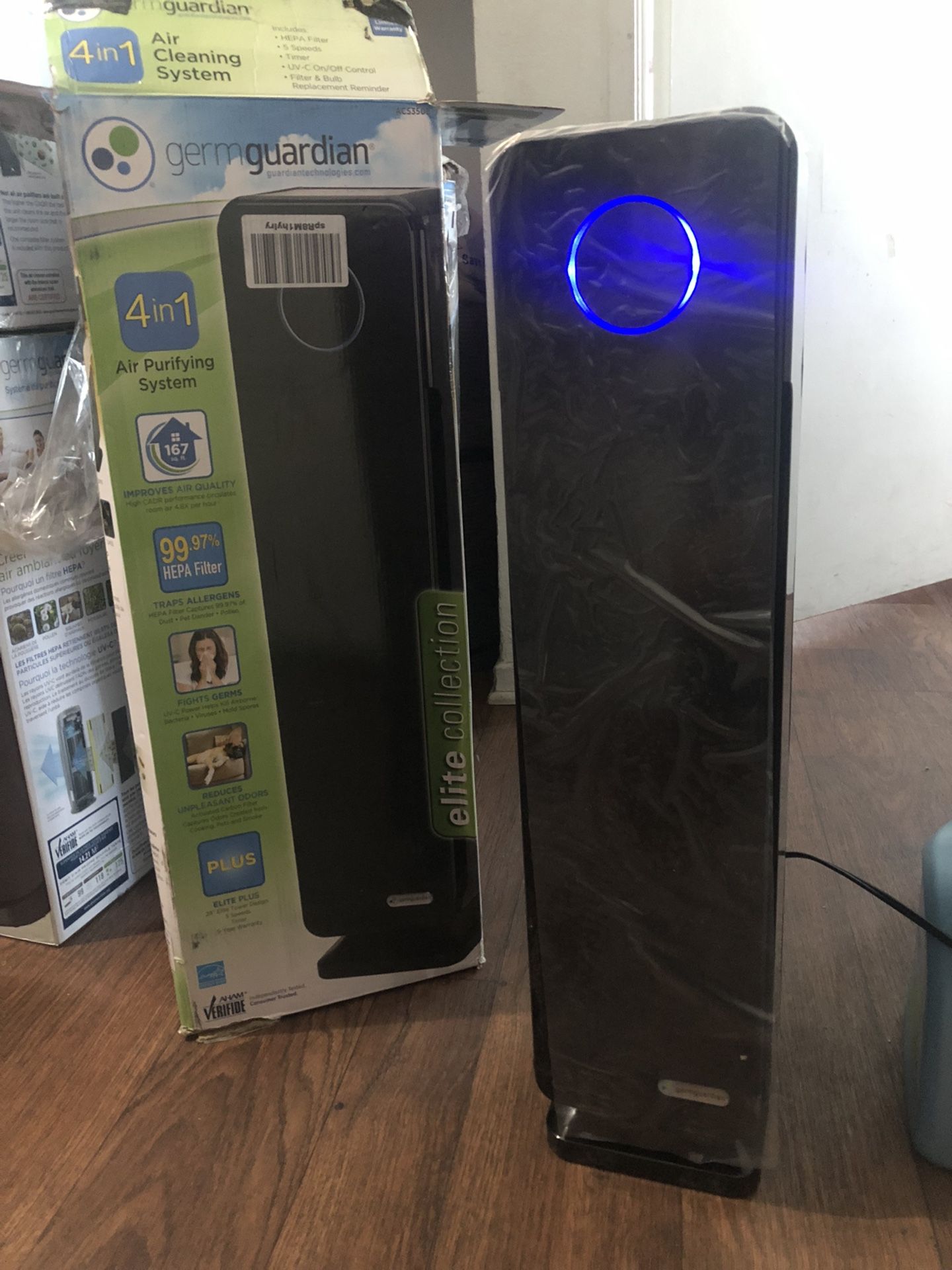 GERMGUARDIAN 4 In 1 Air Purifier, ELITE COLLECTION AC5350B (Brand New) 