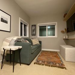 Crate and Barrel Sleeper Loveseat