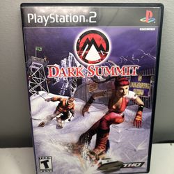 Dark Summit (Sony PlayStation 2, 2001) COMPLETE IN BOX CIB