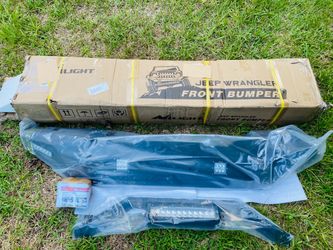 Front bumper with LED lights and bar new for Wrangler and Gladiator JT