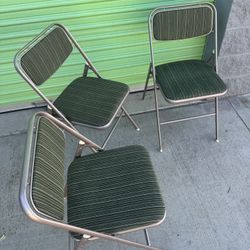 4 Vintage Samsonite  Folding Chair 