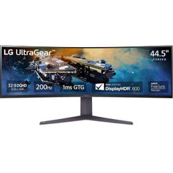 LG 45GR65DC-B Ultragear Curved Gaming Monitor 45-Inch