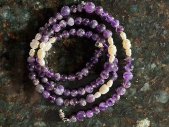 Amethyst necklace