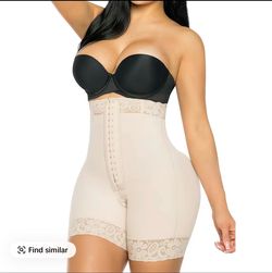 YIANNA Tummy Control Shapewear for Women Fajas Colombianas Shorts Butt Lifter with Zipper Crotch