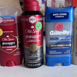 Deodorant Available $5each-$7 
