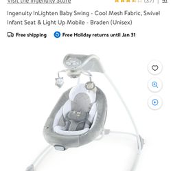 Ingenuity InLighten Baby Swing