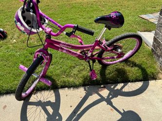 Girls  Bike-Purple/Scooter-Pink