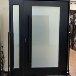 Composite Pivot Door 60”x 80”  Exterior Entry House Front Door 
