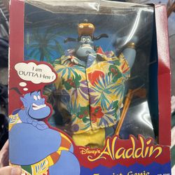 Vintage Disney Aladdin Doll Figure Never Opened Box