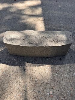 Straight edge stone