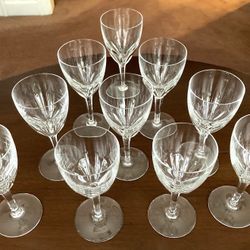 Baccarat Crystal Water Goblets - Genova Pattern