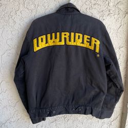 Lowrider Magazine Jacket Men's Small Black VTG