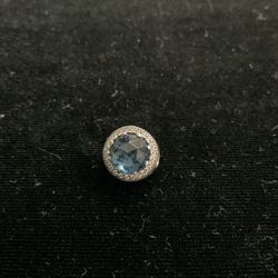 Pandora Blue Stones With Hearts Charm 