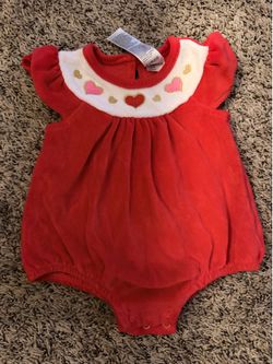 Baby girl Valentine’s Day outfit