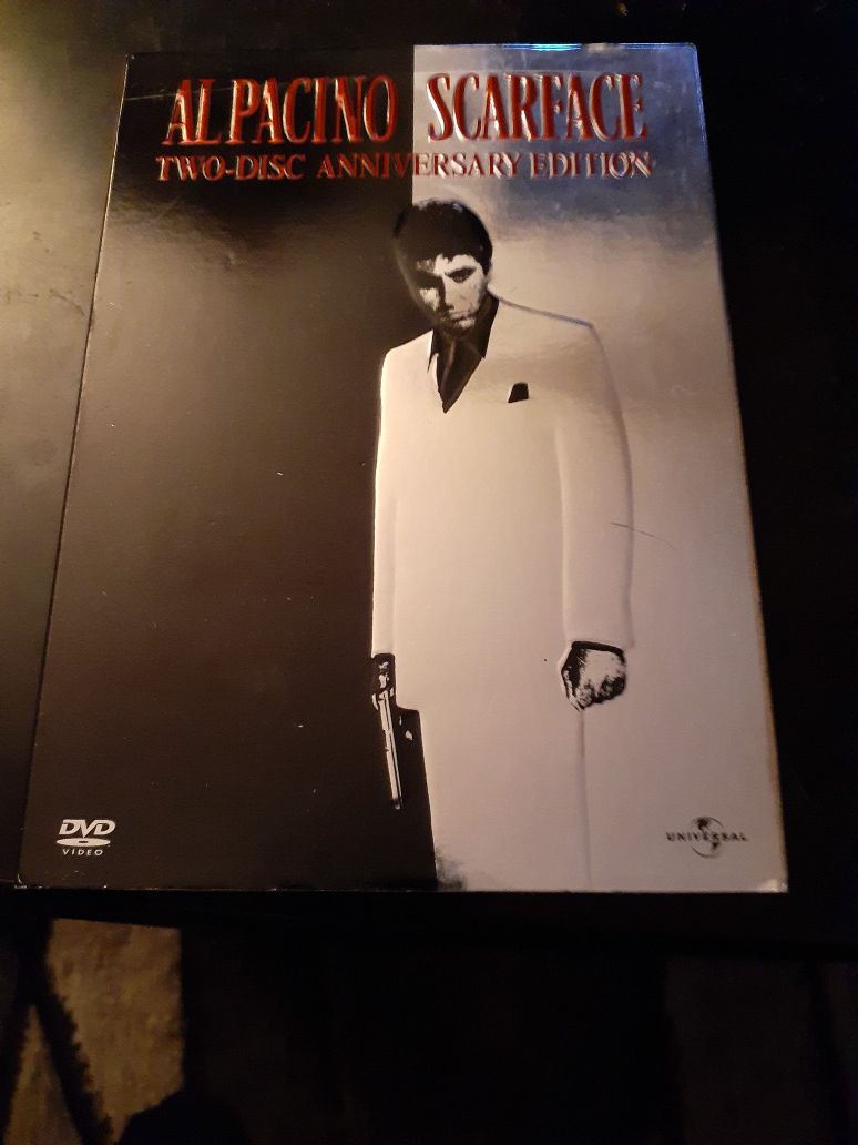 Al Pacino scarface 2 disc anniversary edition in perfect condition