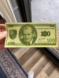 Collector’s Item! Porsche Cayman Bill 🚗
