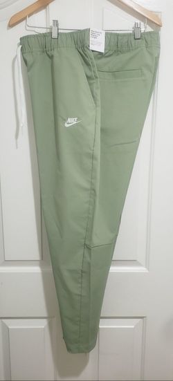 Nike Club Woven Tapered Leg Pants Oil Green Men's Size LARGE Brand New Authentic 
