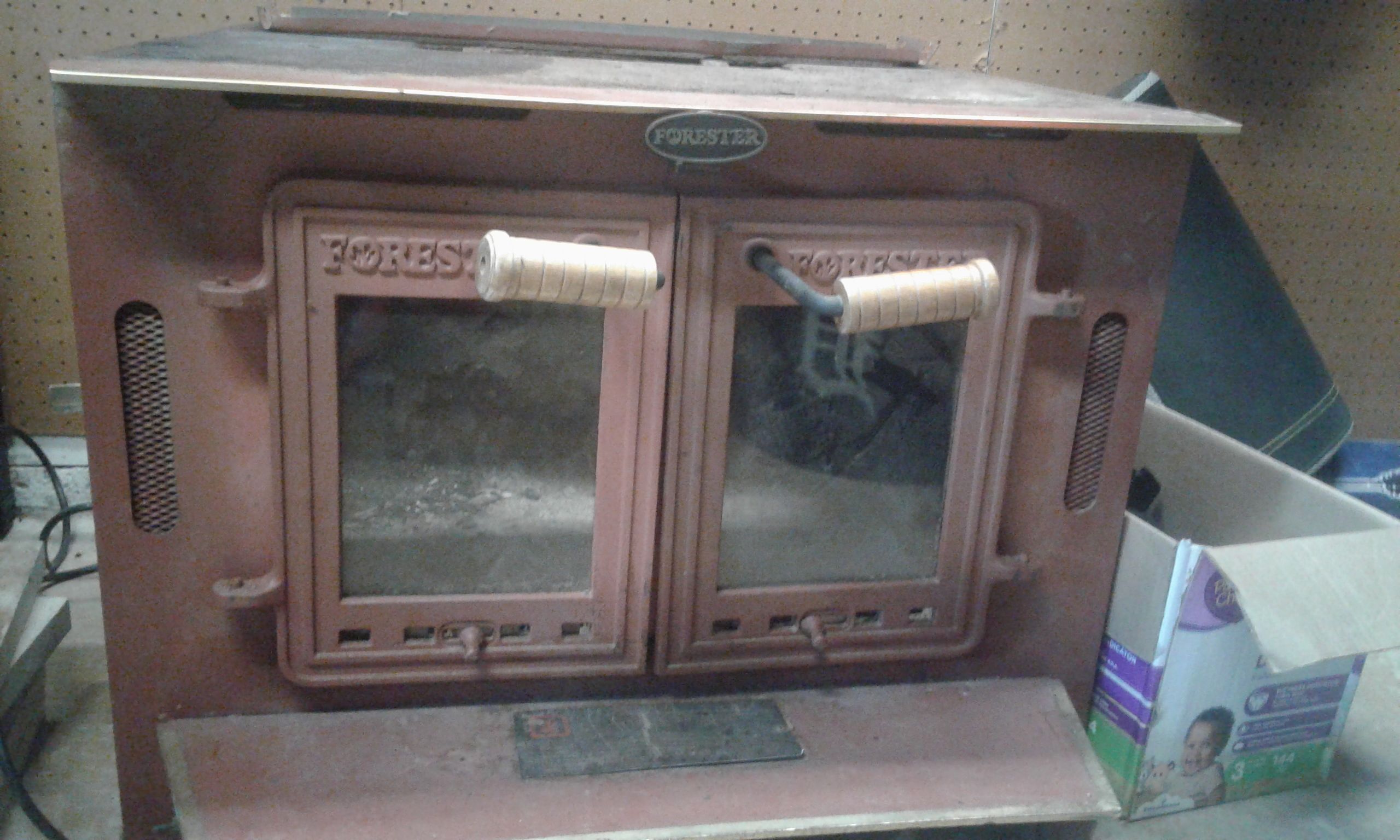 Forester wood burning fireplace insert