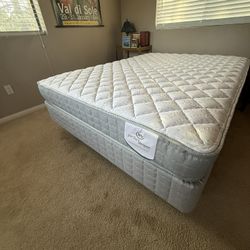 Serta Perfect Sleeper Queen Mattress, And Box Springs Practically New!