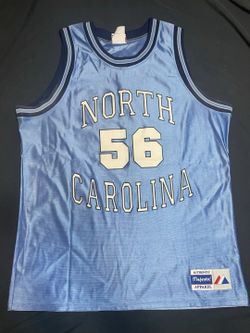 Vintage Majestic Basketball Jersey North Carolina Tar Heels #56 Larry Brown