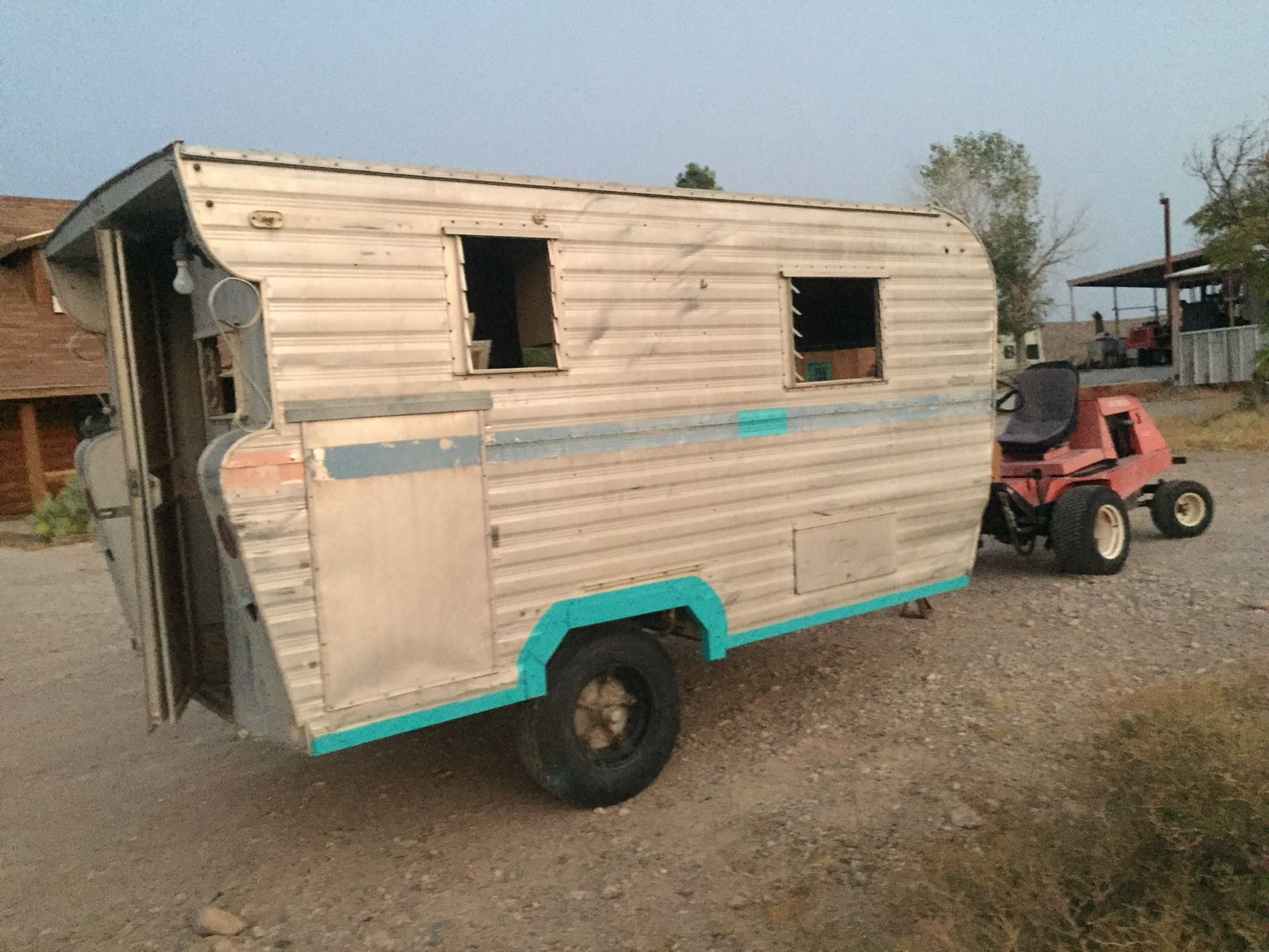 1940’s era camper. Price reduced.