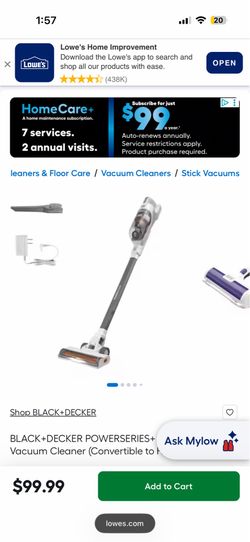 Black & Decker cordless vacuum Black & Decker cordless vacuum