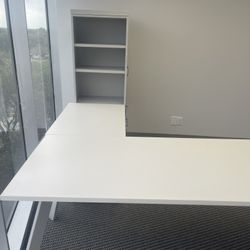 Desk And File Cabinet 