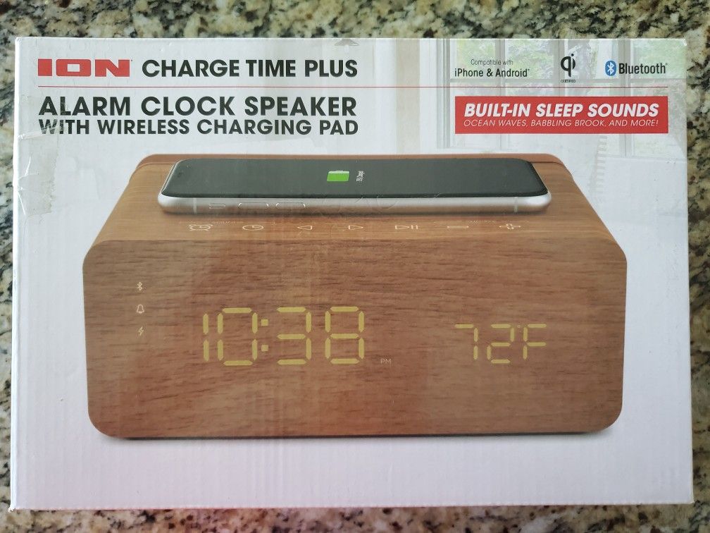 ION Charger Alarm Clock Speaker